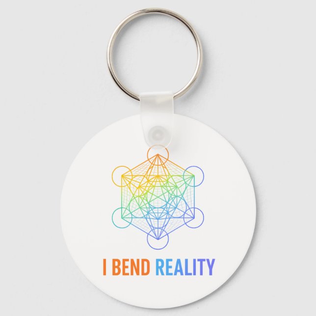 Llavero I Bend Reality – Sacred Geometry Energy Design (Anverso)