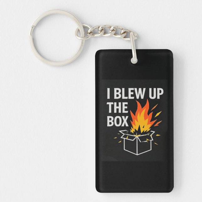 Llavero I blew up the box key chain (Frente)
