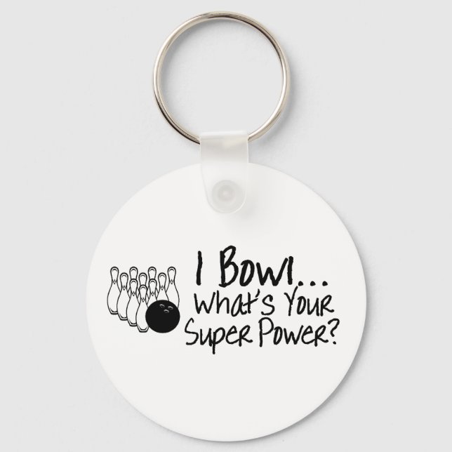 Llavero I Bowl Cuál es tu superpoder (Anverso)