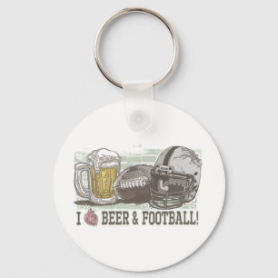 Llavero I cerveza y fútbol del corazón