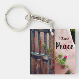 Llavero I Choose Peace Acrylic Keychain