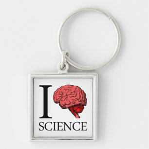Llavero I ciencia de cerebro (sé la ciencia) (la ciencia
