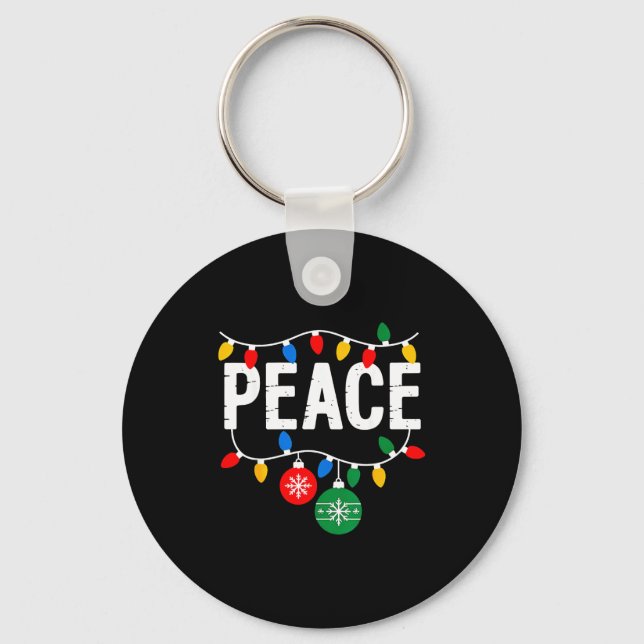 Llavero I Come In Peace Matching Family Christmas Couple  (Anverso)