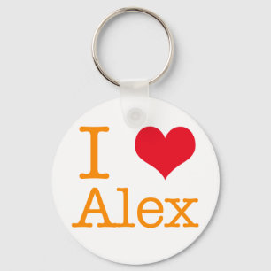 Llavero I corazón Alex