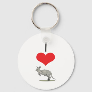 Llavero I corazón (amor) KangaROOS