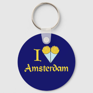 Llavero I corazón Amsterdam