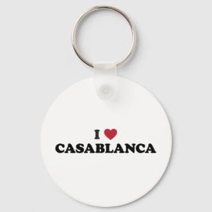 Llavero I corazón Casablanca Marruecos