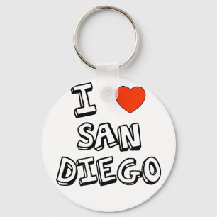 Llavero I corazón San Diego