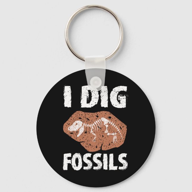 Llavero I Dig Fossils Paleontology Costume Geology Paleont (Anverso)