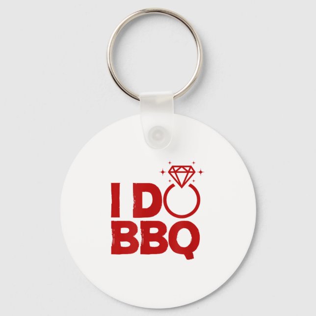 Llavero I Do Bbq Wedding Party Rehearsal Dinner Bridal Sho (Anverso)