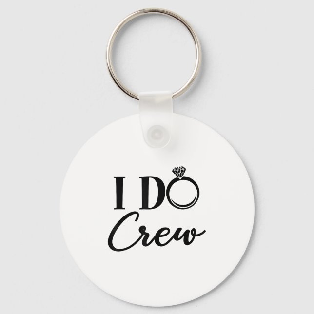 Llavero I Do Crew, Bachelorette Party, Matching, Group Bri (Anverso)