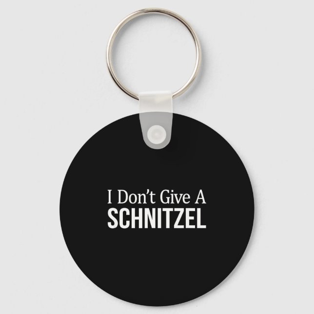 Llavero I Don't Give A Schnitzel -  (Anverso)
