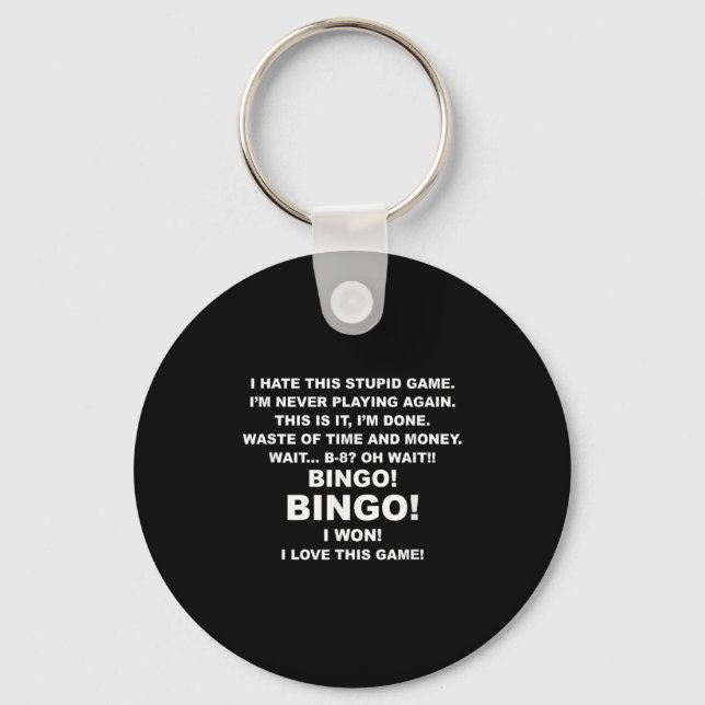 Llavero I Hate This Stud Game I'm Never Playing Again Bing (Anverso)