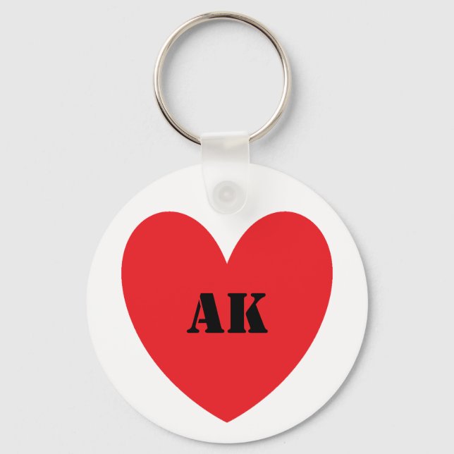 Llavero I Heart Alaska Keychain (Anverso)