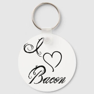 Llavero I Heart Bacon