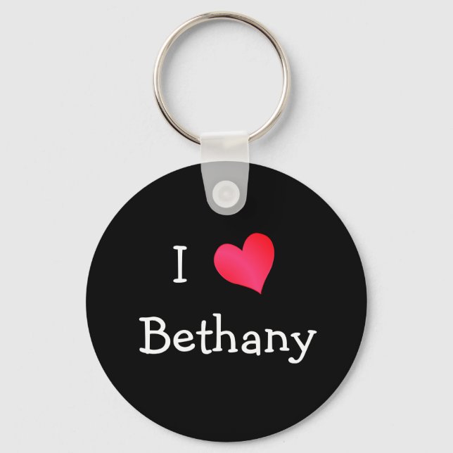 Llavero I Heart Bethany (Anverso)