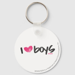 Llavero I Heart Boys Magenta