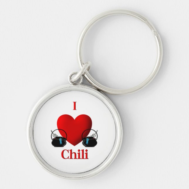 Llavero I Heart Chili (Frente)