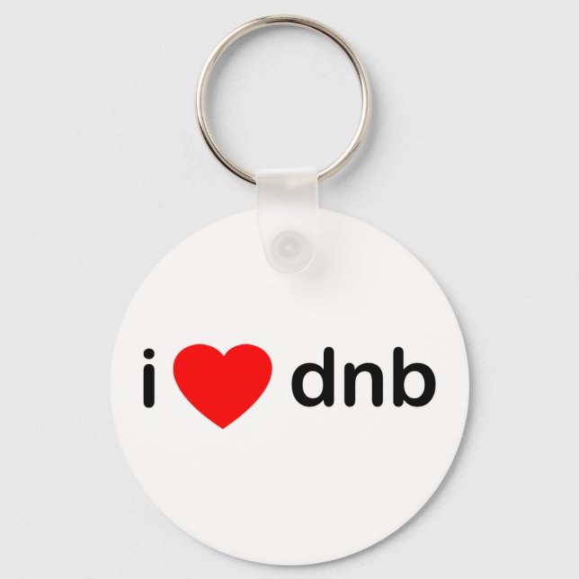 Llavero I Heart DNB (Anverso)
