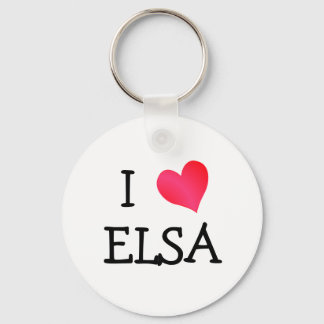 Llavero I Heart Elsa