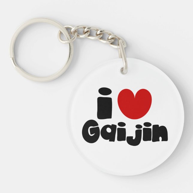 Llavero i heart Gaijin (Frente)