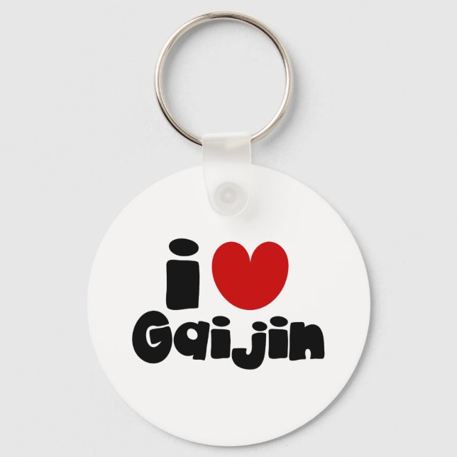 Llavero i heart Gaijin (Anverso)