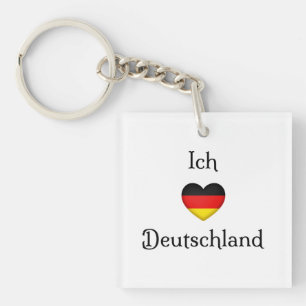 Llavero "I heart Germany", viajante del mundo del orgullo 