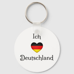 Llavero "I Heart Germany" viajero al mundo del orgullo ale