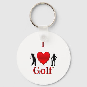 Llavero I Heart Golf