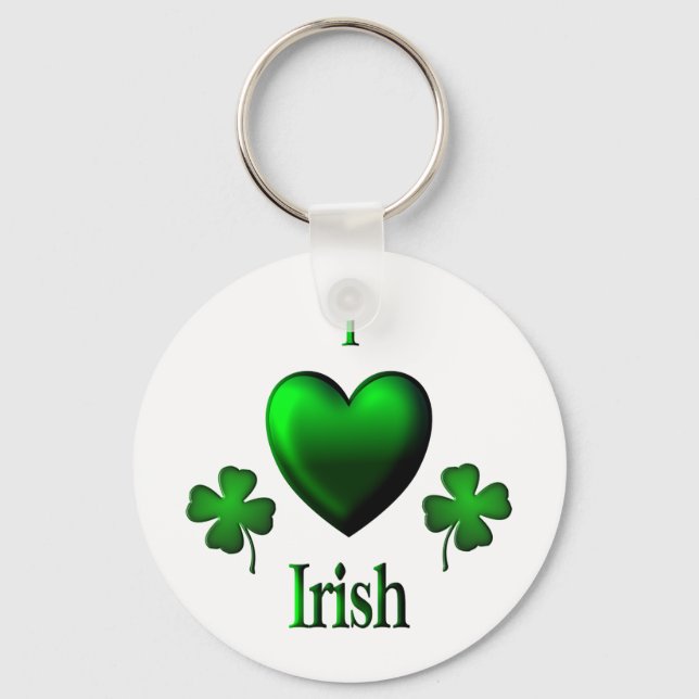 Llavero I Heart Irish (Anverso)