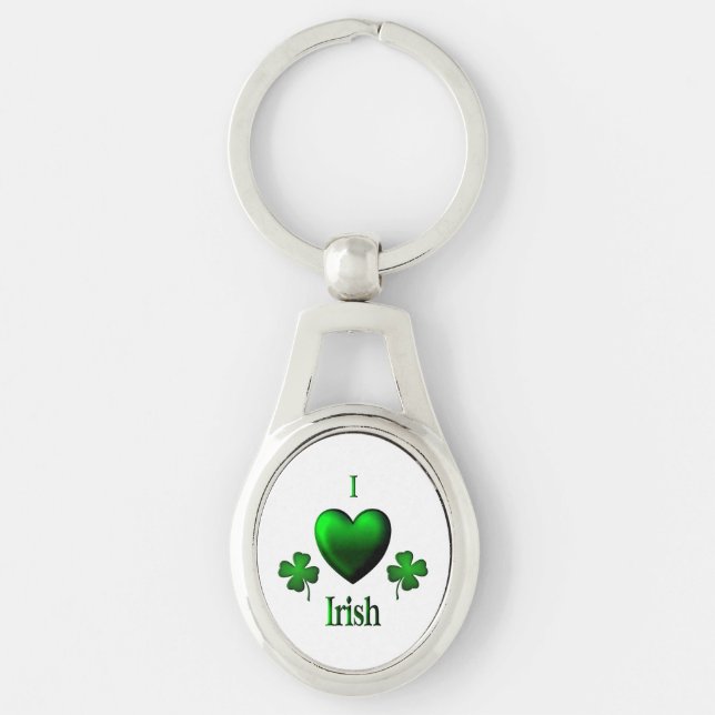 Llavero I Heart Irish (Anverso)