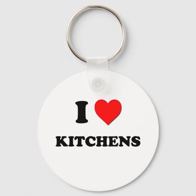 Llavero I Heart Kitchens (Anverso)