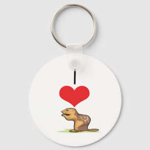 Llavero I Heart (Love) Chipmunks