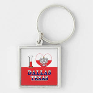 Llavero I Heart Love Dallas Texas
