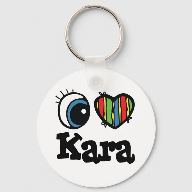 Llavero I Heart (Love) Kara (Anverso)