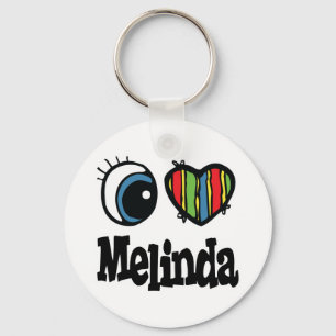 Llavero I Heart (Love) Melinda