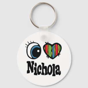 Llavero I Heart (Love) Nichola