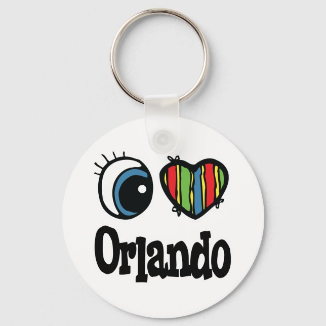 Llavero I Heart (Love) Orlando (Anverso)