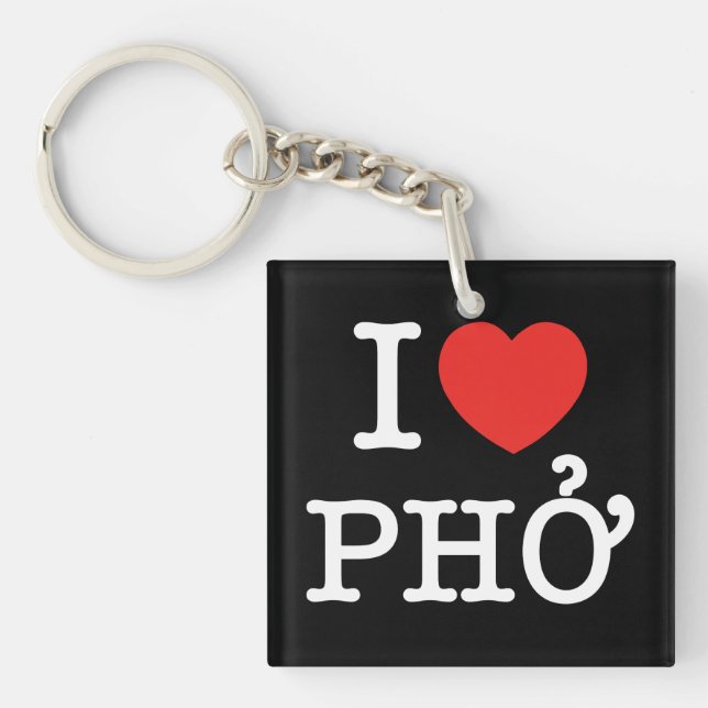 Llavero I Heart (Love) Pho (Frente)