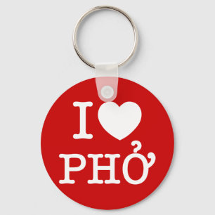 Llavero I Heart (Love) Pho