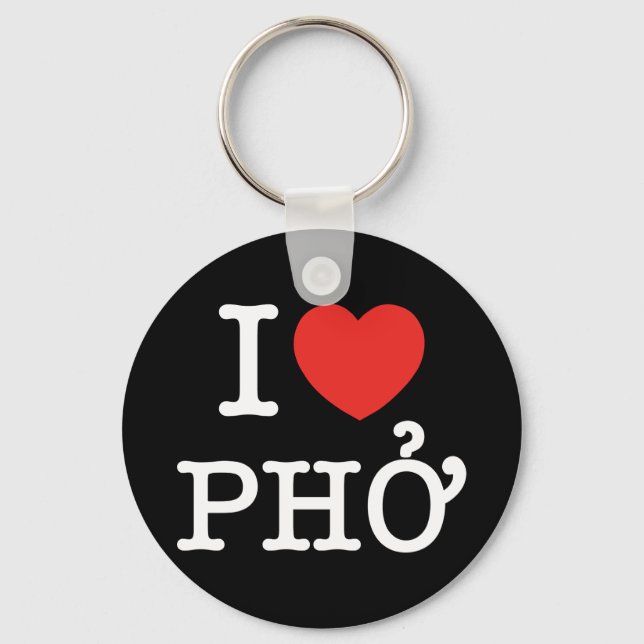 Llavero I Heart (Love) Pho (Anverso)