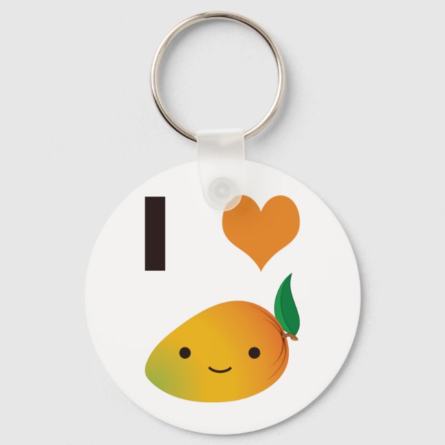 Llavero I Heart Mango (Anverso)