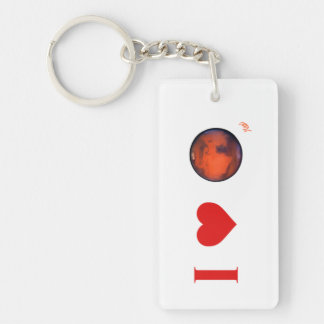 Llavero I Heart Mars Keychain