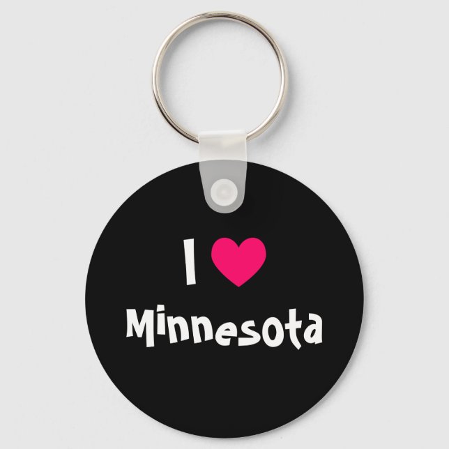 Llavero I Heart Minnesota (Anverso)