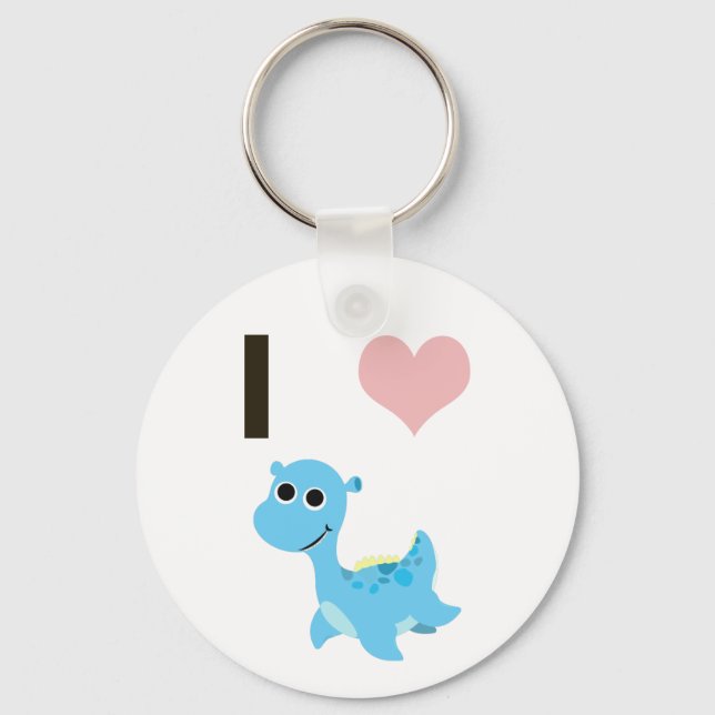 Llavero I Heart Nessie (Anverso)