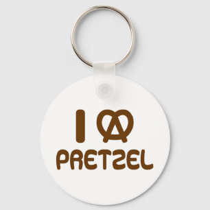 Llavero I Heart Pretzel