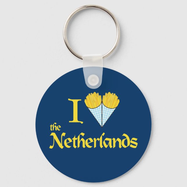 Llavero I Heart the Netherlands (Anverso)