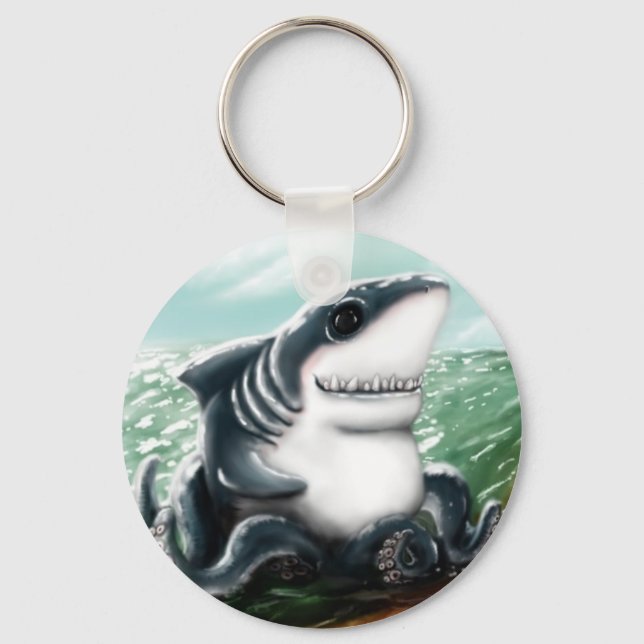 Llavero I heart you Sharktopus (Anverso)