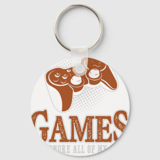 Llavero I Just Want to Play Video Games and Ignore All of 