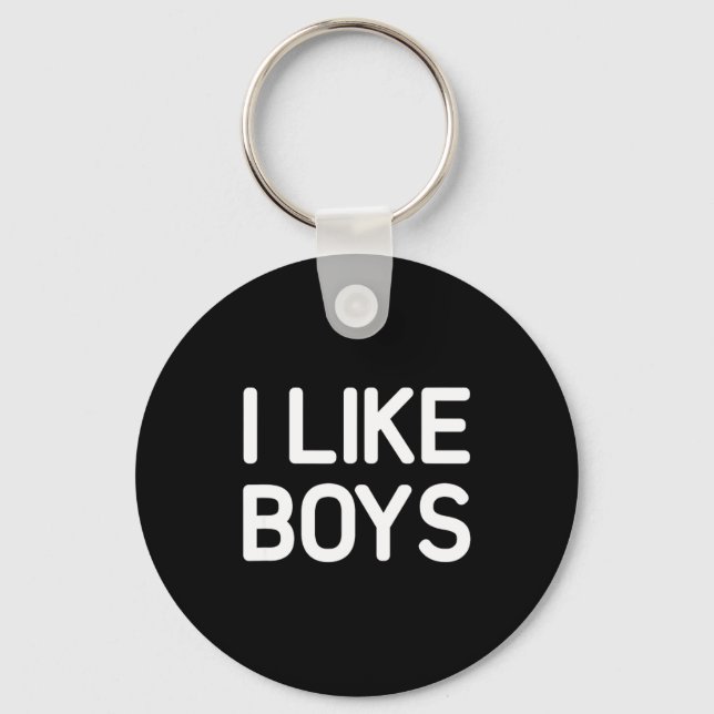 Llavero I Like Boys Funny Jokes Sarcastic  (Anverso)